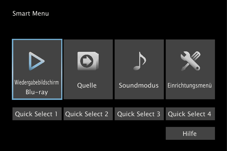 GUI Smart Menu X2200WE3